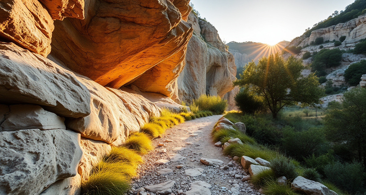 Randonnée en boucle à Labeaume : le circuit au départ du village en Ardèche